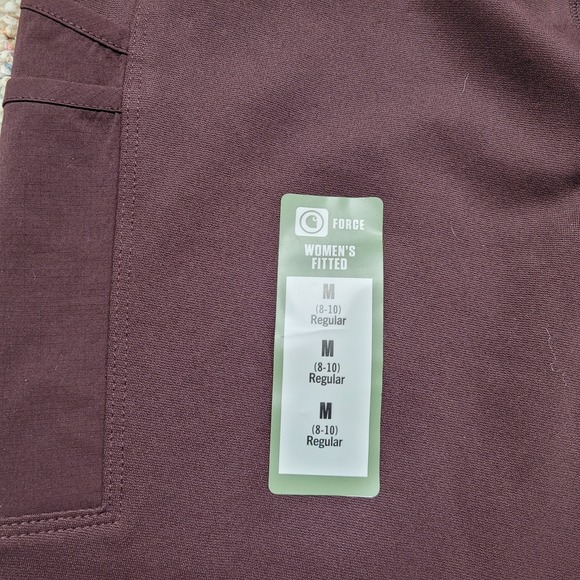Carhartt Force Pants Women Medium Fitted Lightweight Utility Legging Flex Rugged - Picture 14 of 16